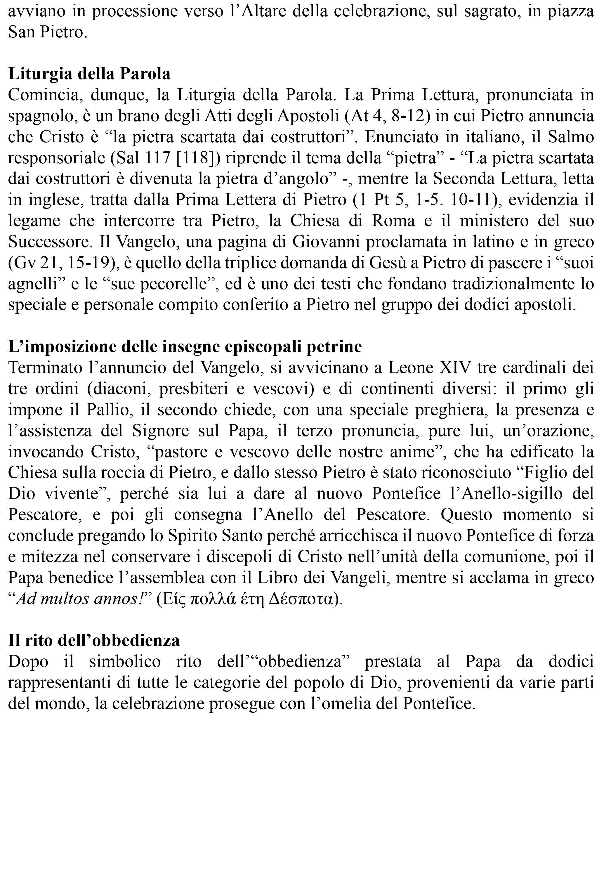 Commemorazione della Passione